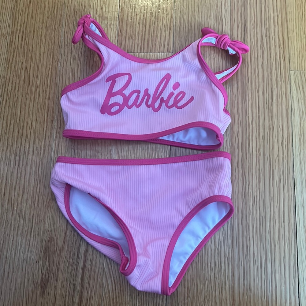 Barbie toddler 5T 2 piece bathing suit